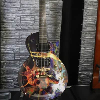 ESP LTD EC Frazetta Beauty and Beast Graphic, 2013 - 2014 - only 50 made! image 9