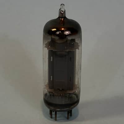 1950s General Electric 6CG7 6FQ7 Vintage Gray Plate Halo Getter Tube! T436 image 3