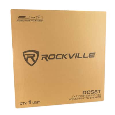 10 Rockville DCS8T 70V Commercial Drop Ceiling Tile Speakers 4 Office/Restaurant image 12