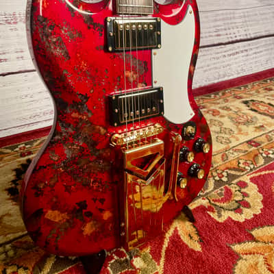 2026 Bell & Hern SG Custom "Red Hot Lover" Seymour's Kluson's w/HSC Mahogany body and neck Rosewood fretboard Angus, Derek, Carlos image 4