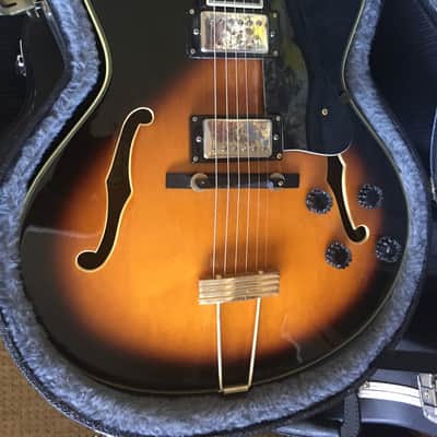 Samick HF650 Artist Series Hollow Body w/Case 2 Color Sunburst image 2