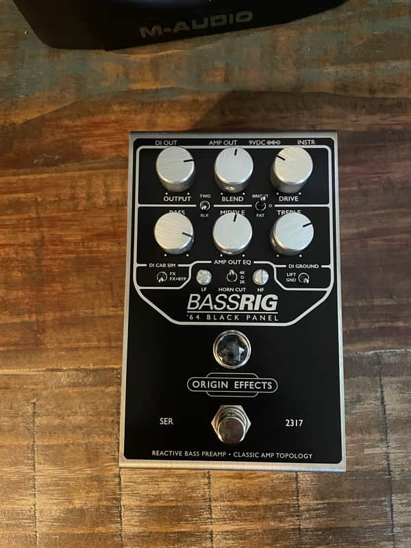 Origin Effects BASSRIG '64 Black Panel
