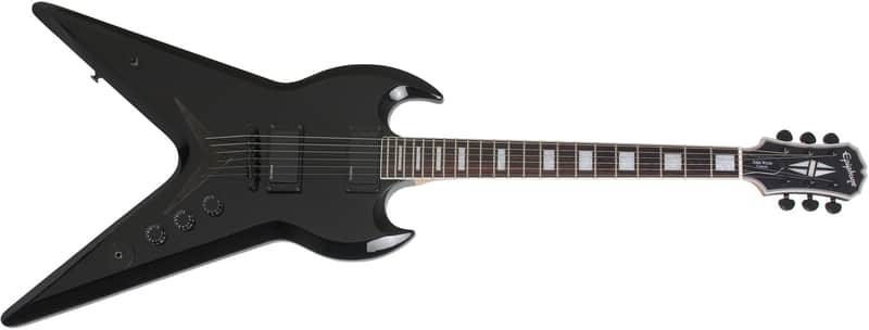 Epiphone ZW Zakk Wylde Custom Black With Case image 1