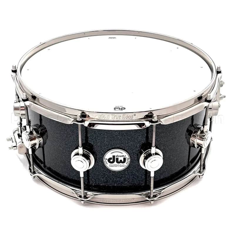 DW Collectors SonicPly Snare Drum 14x6.5 Black Ice w/Nickel Hardware image 1