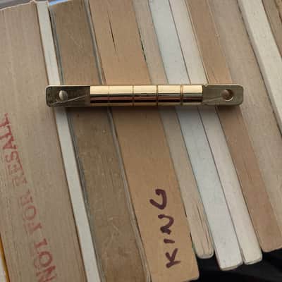 Vintage Gold Gretsch Bar Bridge image 2