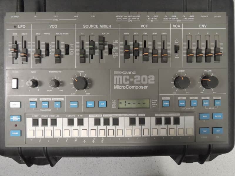 Roland MC-202 MicroComposer 1983 - 1985 - Gray image 1