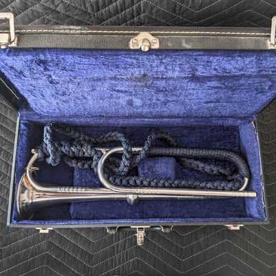 RON COLLIER ULTRA-RARE 'OLD GUARD' FIFE & DRUM CORPS CEREMONIAL TRUMPET w/CASE #2 image 2
