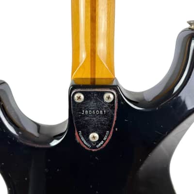 Greco SE450 Scalloped Stratocaster 1980 - Black image 6