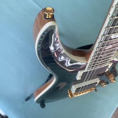 David Thomas McNaught McNaught #147 early 2000's - Blue Quilted Maple image 6