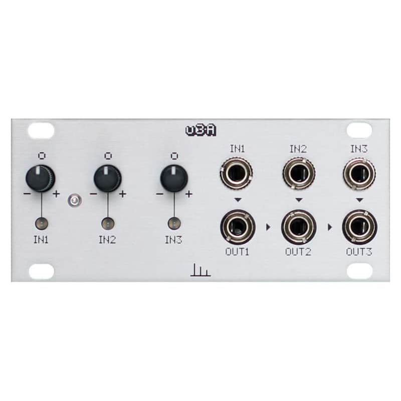 Transient Modules U3A Eurorack 1U Triple Attenuverter Module image 1