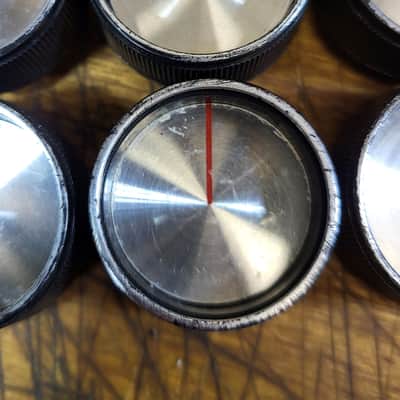 Vintage 1965 RARE Silvertone Tube Amp Knob Set Models 1472 1482 1473 1484 1483 Luthier Tech Parts image 3