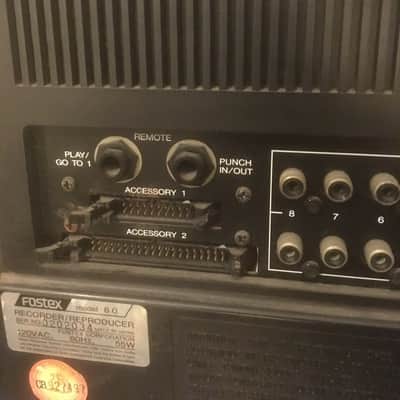Fostex Model 80 8track 1/4" Reel to Reel Analog Tape Recorder w/ Remote and Foot Pedal image 5