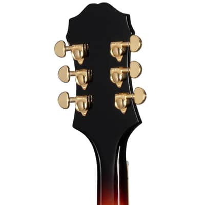 Epiphone Broadway Hollowbody Guitar w/ Gig Bag - Vintage Sunburst image 10