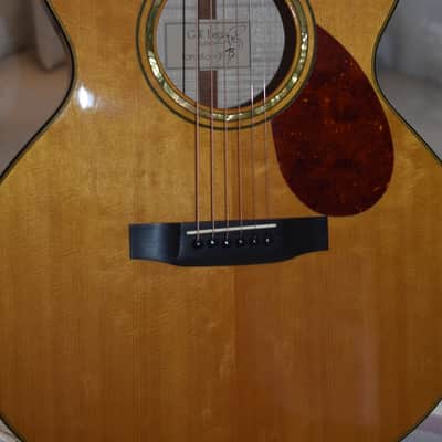 G.W. Barry Grand Concert/OOOO body/[OM depth] | 1993 | Flame Maple /Ebony & Sitka Spruce | Signed G.W. Barry image 2