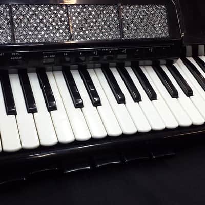 Cordovox Super V 5 Double Tone Chamber Accordian Jet Black w/Electronics image 19