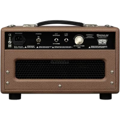 Tone King Gremlin Guitar Amplifier Head (5 Watts), Brown and Beige image 2