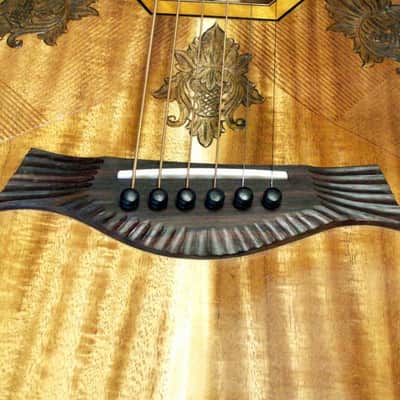 Blueberry Handmade Acoustic Guitar Grand Concert image 8