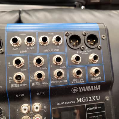 Yamaha MG12XU 12-Channel Analog Mixer 2016 - Present - Black image 5