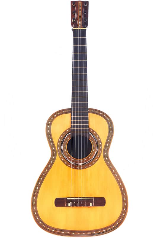 Francisco Pau ~1890 early Spanish guitar in Torres Style - outstanding sound and exceptional construction details - check video! image 1