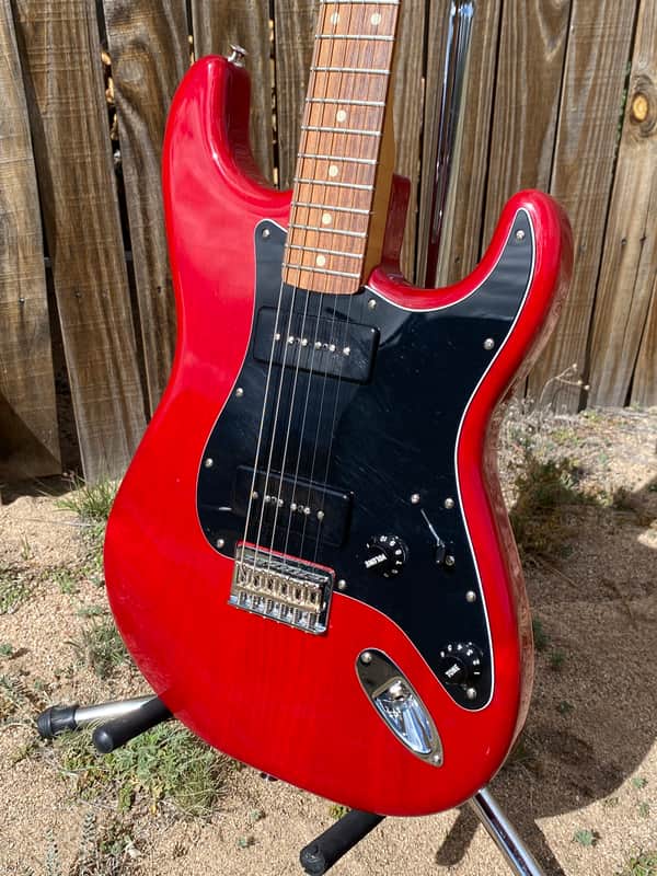 2021 Fender Noventa Stratocaster-P90 pickups-hardtail bridge image 1