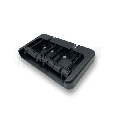 Hipshot B Style 4 String Bass Bridge - Black / Brass / .750 (19mm) image 1
