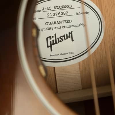 Gibson J-45 Standard | Vintage Sunburst image 8