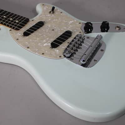 2022 Fender American Performer Mustang Sonic Blue w/ Gigbag image 7