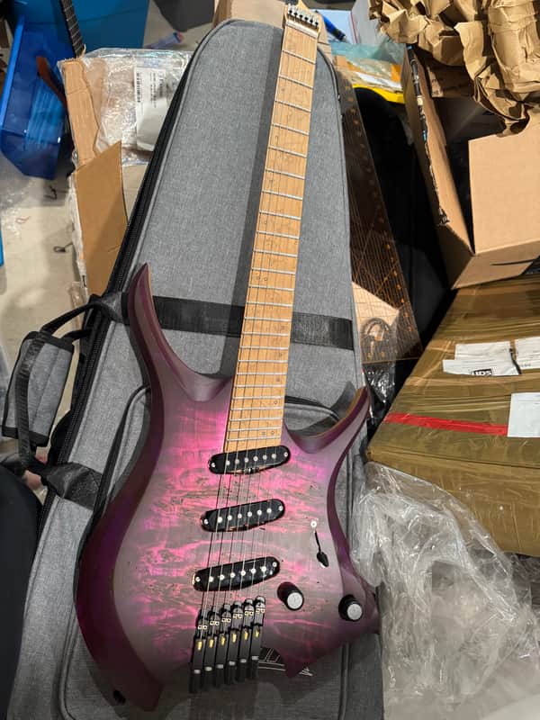 NK Headless SSS custom headless guitar strat image 1