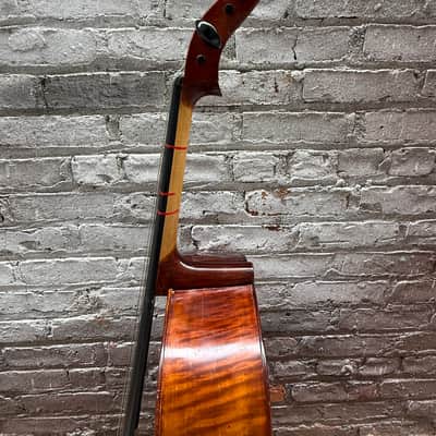 Artisan Strings Bravura Model 300 4/4 Cello 2006 Natural Finish w/ Original Gig Bag - Poor Condition, Cracked Wood image 19