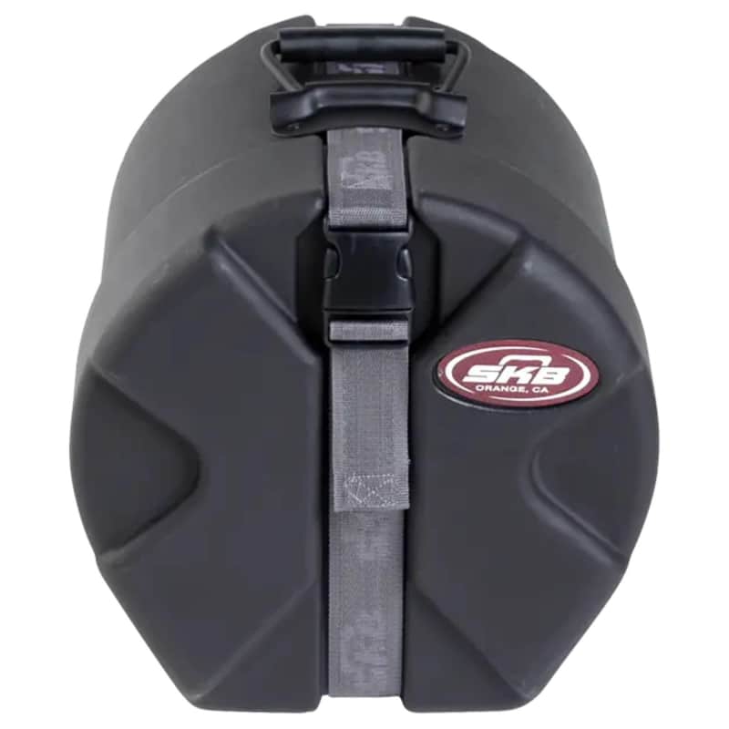 SKB 4" x 14" Snare Case with Padded Interior, D-Shaped Drum Design, and Molded in Feet for Upright Positioning and Stability, Black image 1