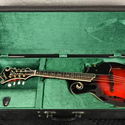 Washburn F-style Mandolin M3SWETWRK-D 2020 Red Sunburst image 1