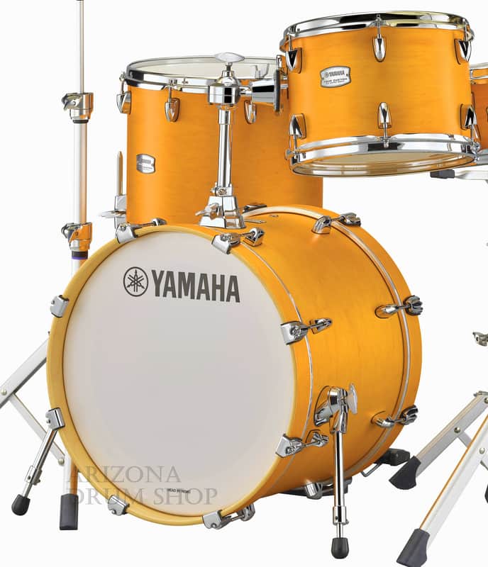 Yamaha TMP8F3-CRS Tour Custom Maple 3pc Bop Shell Pack 18x14/14x13/12x8 - Caramel Satin image 1