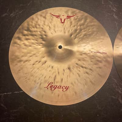 WILD BULL Legacy Series Hand Forged & Hammered 14" hi hat set image 6