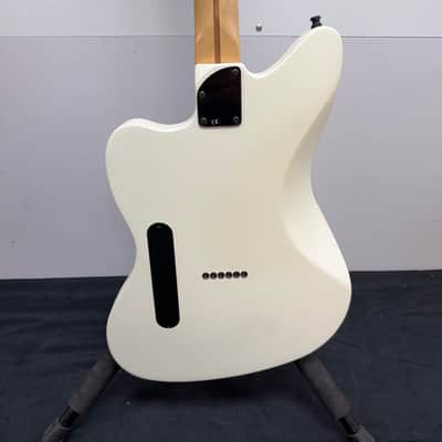 Used Fender JIM ROOT Signature JAZZMASTER V4 Ebony Polar White Electric Guitar with Original Case image 19