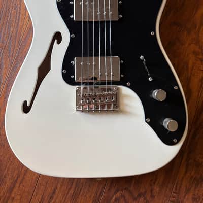 Fender Classic Player Telecaster Thinline Deluxe Black | Reverb