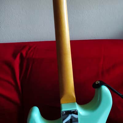 Fender Noventa Stratocaster Surf Green - immaculate image 7