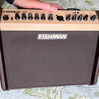 Fishman PRO-LBT-500 Loudbox Mini with Bluetooth 2-Channel 60-Watt 1x6.5" Acoustic Guitar Amp AND  - Brown image 10
