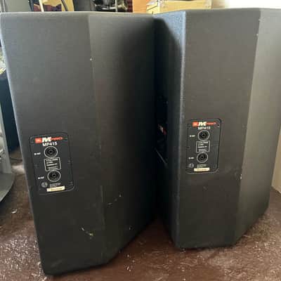 2 JBL Mpro mp415 speakers 2000s - Black image 4