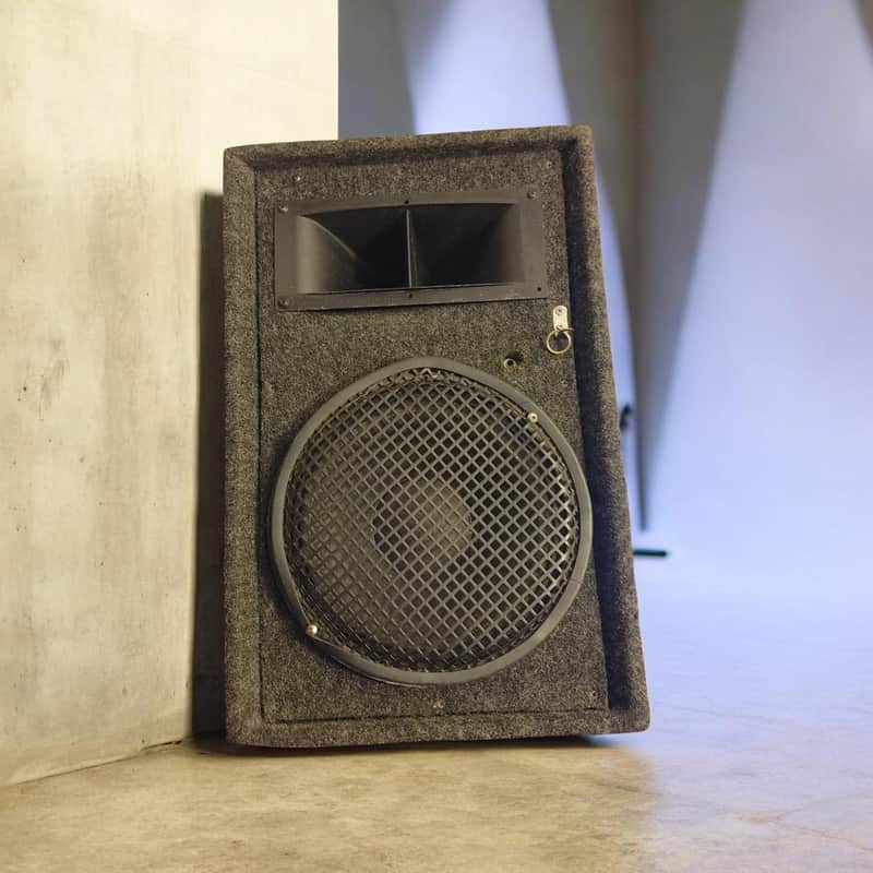 12" PA / Floor Wedge Monitor Speaker with Horn (Tested & Great Sound) image 1