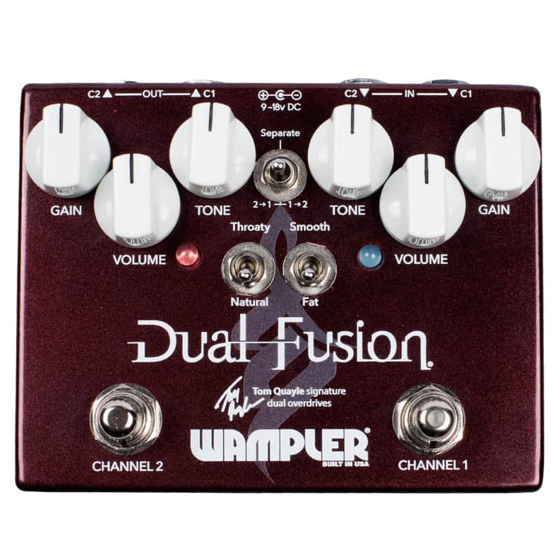 Wampler Dual Fusion ギターエフェクター ＊ジャンク Wampler Dual Fusion Tom Quayle Signature Overdrive V2 | Reverb