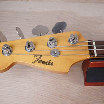 Fender JB-62LH Jazz Bass Reissue MIJ 1990 Sunburst Lefty Handed Lefty Japan w/ Bag image 3
