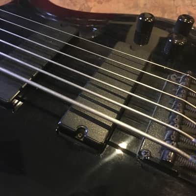 DEAN Edge 6 String Fretless Electric Bass Guitar w/ Active Pickups Nice image 3