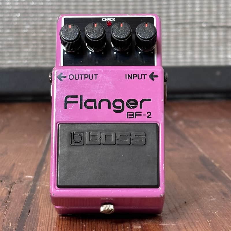 Silver Screw Boss BF-2 Flanger (Black Label) 1980 - 1984 image 1