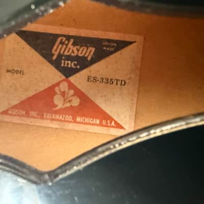 Gibson ES-335 1979 - Factory Black - 100% Original!! image 14