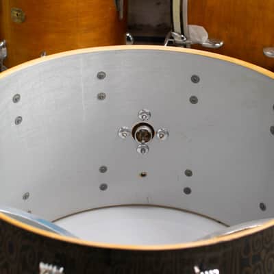 1980s Ludwig "Big Beat" Black Cortex Drum Kit image 13
