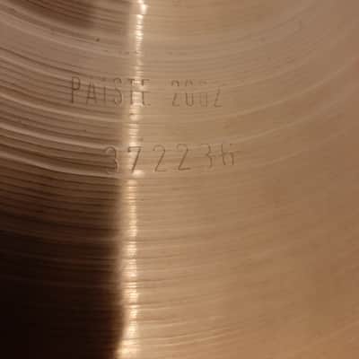 Paiste 15" 2002 Sound Edge Hi-Hat Cymbals (Pair) 1980 - Present - Traditional image 3