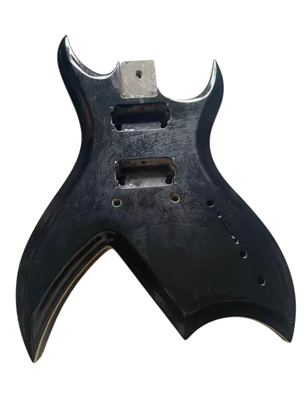 Black Solid Guitar BICH Style Body image 1