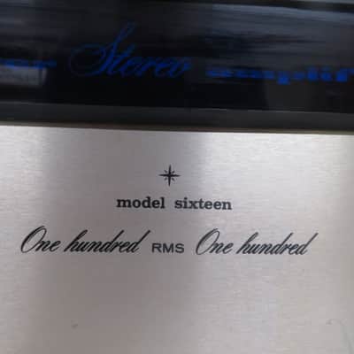 Marantz Model Sixteen early 1970's - silver faceplate image 2