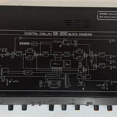 Boss DE-200 Digital Delay 1984 - Black image 7
