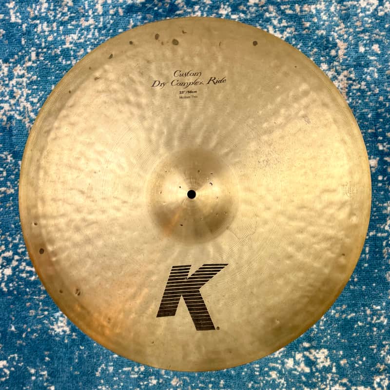 22" Zildjian K CUSTOM DRY COMPLEX MEDIUM THIN Ride 2305g ORIGINAL!! BILL STEWART Ride!! image 1